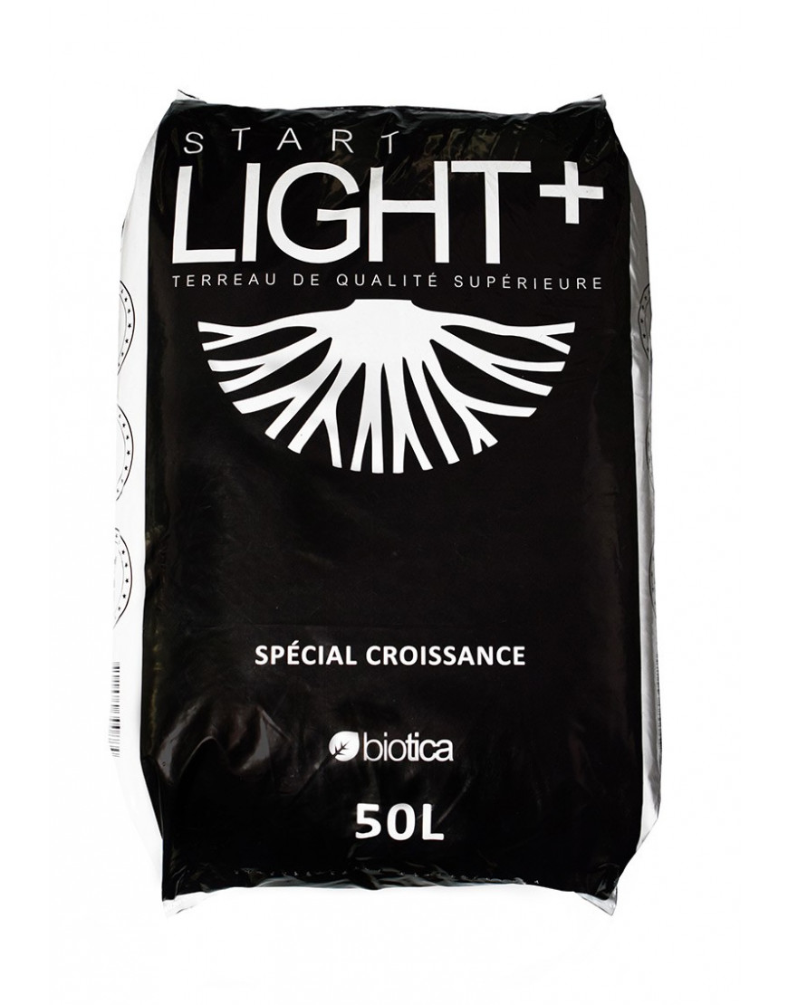 Terreau Star Light + Biotica 50 litres - Cultivateur en herbe